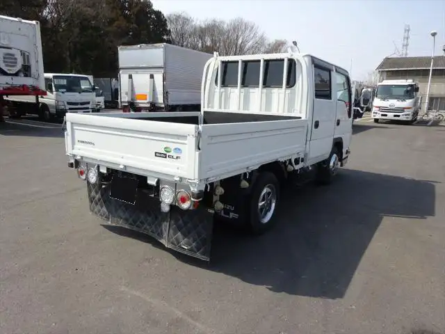 いすゞ エルフ 小型 平ボディ Wキャブ TRG-NJR85Aの中古トラック画像3