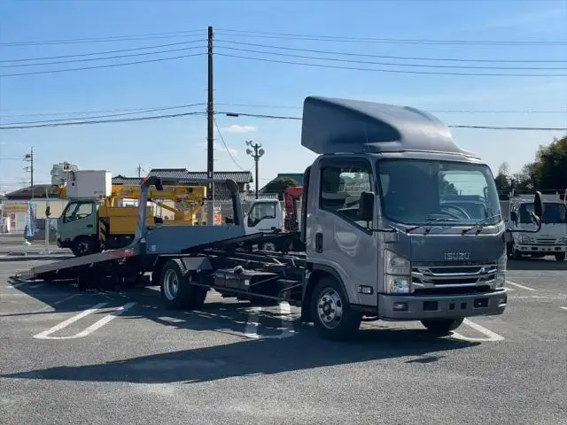 いすゞ エルフ 小型 車両重機運搬 ラジコン フックインの中古トラック画像4