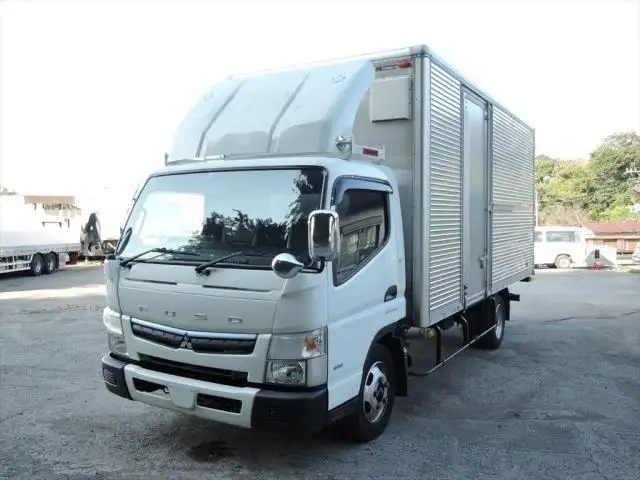 三菱 キャンター 小型 アルミバン 床鉄板 サイドドア の中古トラック【車両No.142750】