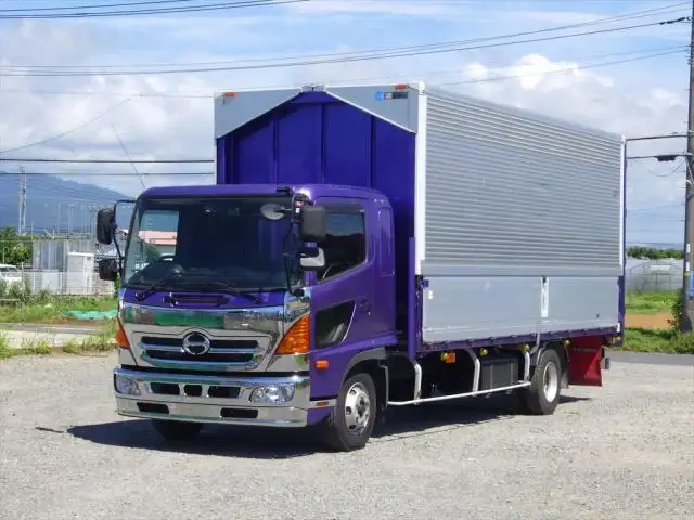 日野 レンジャー 中型/増トン ウイング ベッド TKG-FD9JLAAの中古トラック画像1
