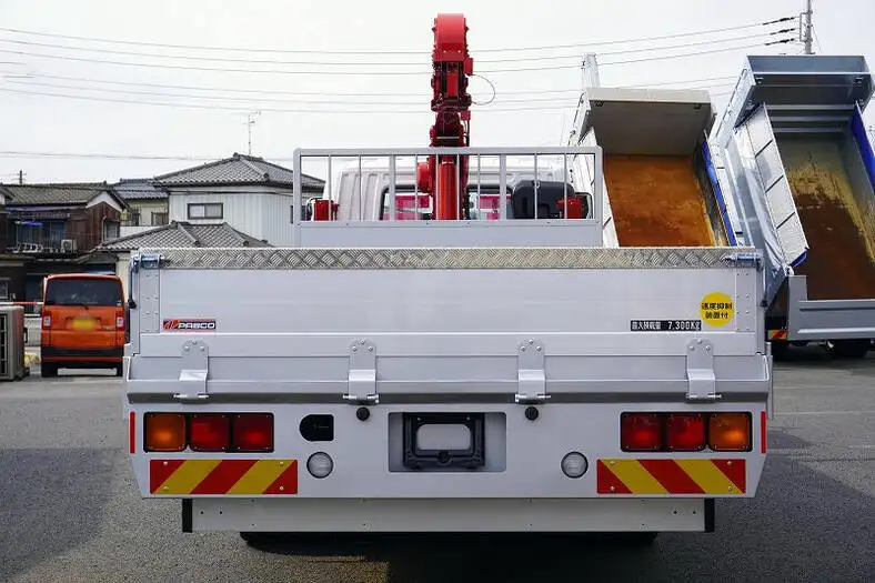三菱 ファイター 中型/増トン 車両重機運搬 4段クレーン ラジコンの中古トラック画像3