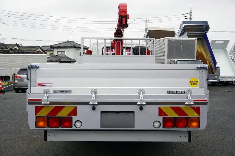 三菱 ファイター 中型/増トン 車両重機運搬 4段クレーン ラジコンの中古トラック画像3
