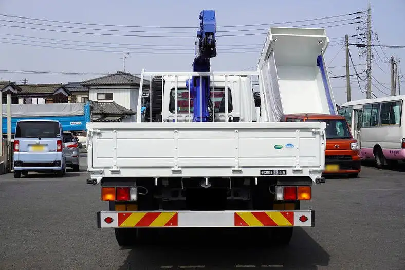 三菱 ファイター 中型/増トン クレーン付 床鉄板 4段の中古トラック画像3