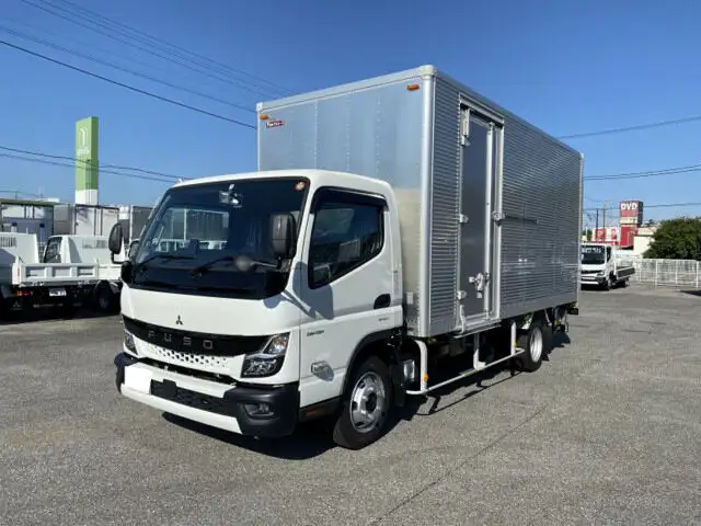 三菱 キャンター 小型 アルミバン パワーゲート サイドドア の中古トラック【車両No.142542】