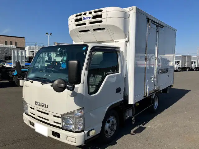 いすゞ エルフ 小型 冷凍冷蔵 低温 床ステンの中古トラック画像1