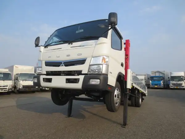 三菱 キャンター 小型 車両重機運搬 ラジコン ウインチの中古トラック画像1