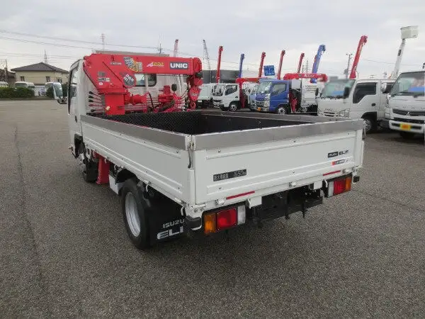 いすゞ エルフ 小型 クレーン付 横置簡易クレーン 床鉄板の中古トラック画像6