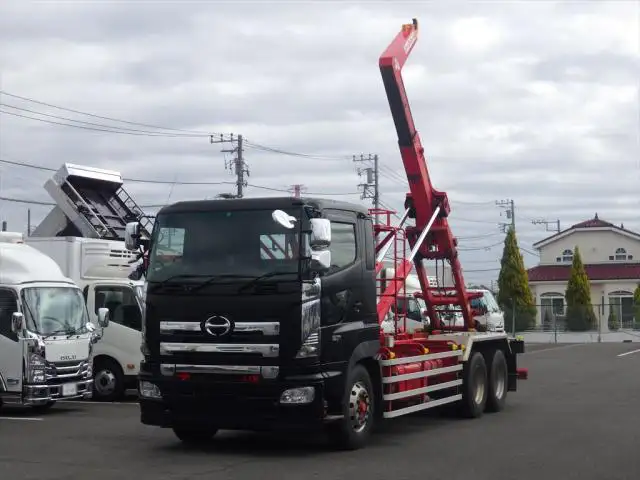 日野 プロフィア 大型 アームロール ツインホイスト QDG-FS1ERBAの中古トラック画像1