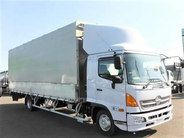 日野 レンジャー 中型/増トン ウイング 幌ウイング ベッドの中古トラック画像2