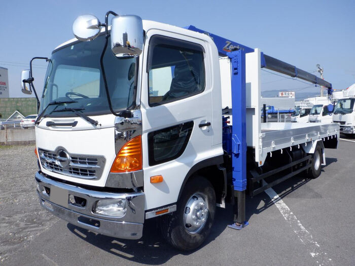 日野 レンジャー 中型/増トン 車両重機運搬 セルフローダー BKG-FC7JKYA