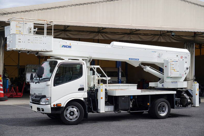 日野 デュトロ 小型 高所・建柱車 高所作業車 TKG-XZU650F