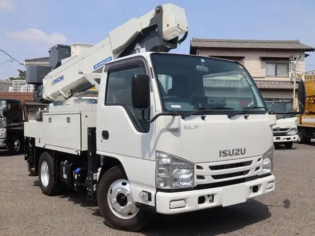 いすゞ エルフ 小型 高所・建柱車 高所作業車 2RG-NKR88ANの中古トラック画像2