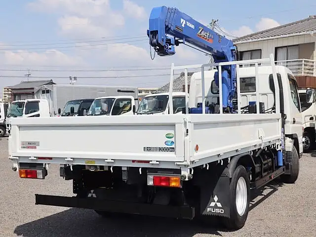 三菱 キャンター 小型 クレーン付 床鉄板 4段の中古トラック画像3