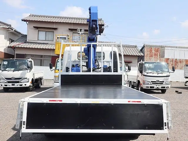 三菱 キャンター 小型 クレーン付 床鉄板 4段の中古トラック画像6