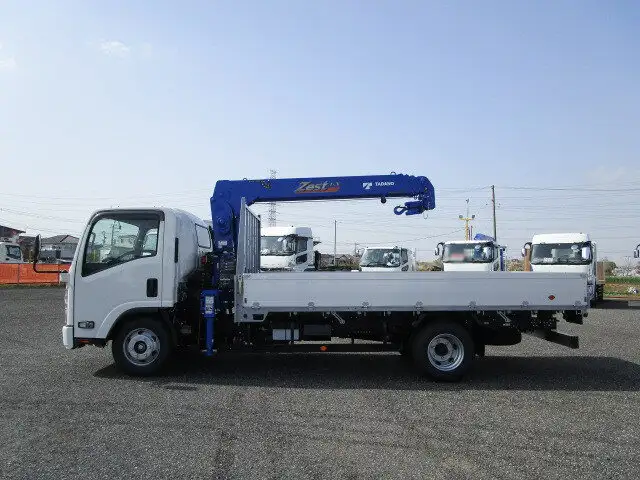いすゞ エルフ 小型 クレーン付 アルミブロック 4段の中古トラック画像3