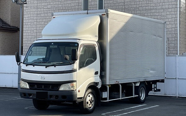 日野 デュトロ 小型 アルミバン ワイドロング PB-XZU411M