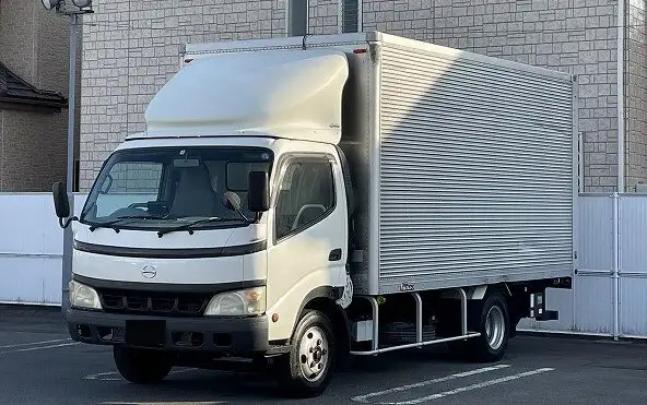 日野 デュトロ 小型 アルミバン パワーゲート PB-XZU411Mの中古トラック画像1