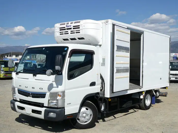 三菱 キャンター 小型 冷凍冷蔵 低温 パワーゲートの中古トラック画像1