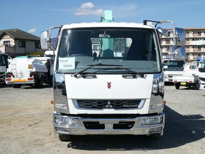 三菱 ファイター 中型/増トン クレーン付 床鉄板 4段の中古トラック画像2
