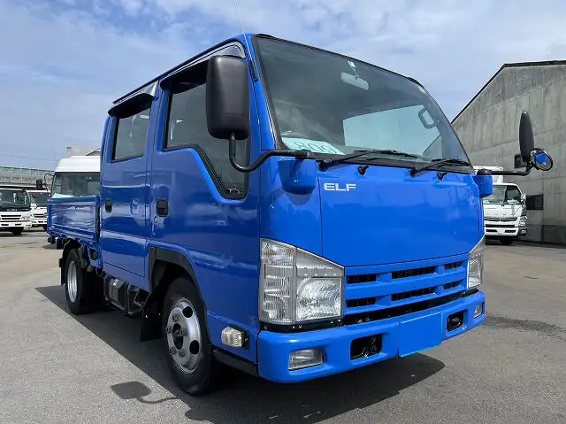 いすゞ エルフ 小型 平ボディ Wキャブ BKG-NJR85Aの中古トラック画像2