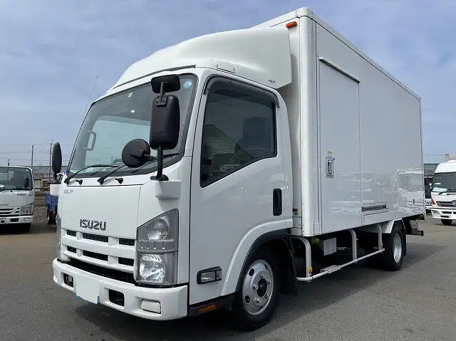 いすゞ エルフ 小型 アルミバン サイドドア BKG-NMR85ANの中古トラック画像1