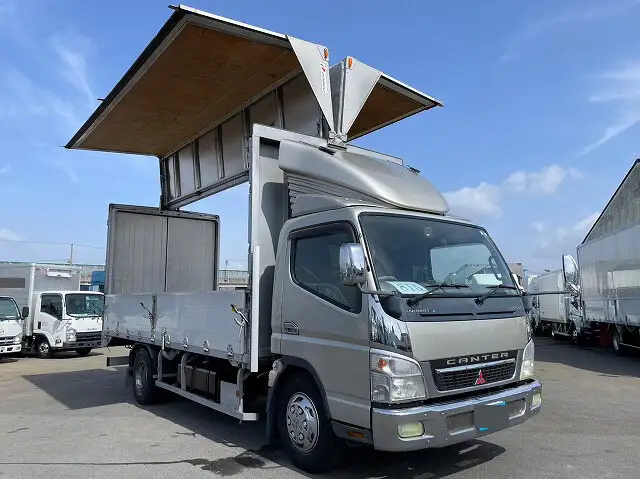 三菱 キャンター 小型 ウイング カスタム PA-FE83DGYの中古トラック画像5