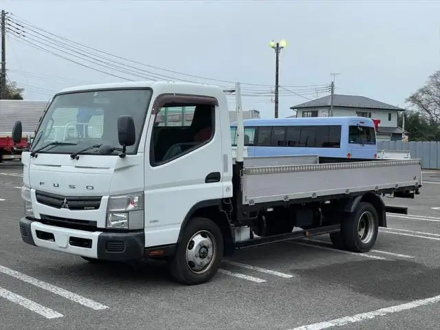 三菱 キャンター 小型 平ボディ アルミブロック TPG-FEB50の中古トラック画像1