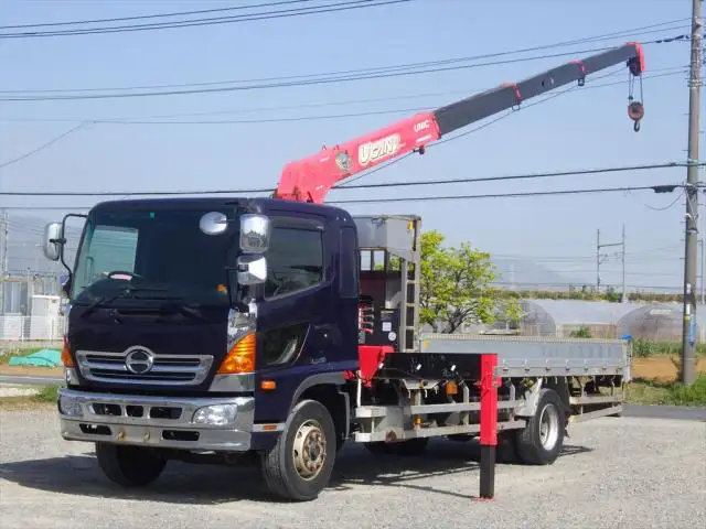 日野 レンジャー 中型/増トン クレーン付 アルミブロック 4段の中古トラック画像1