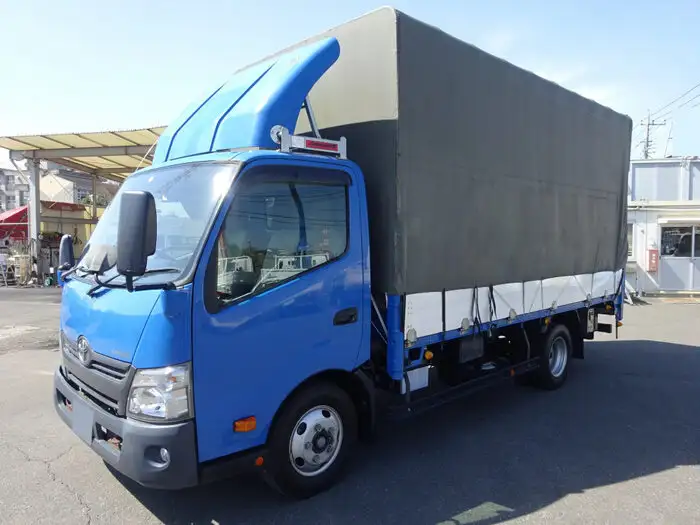 トヨタ ダイナ 小型 平ボディ 幌 パワーゲートの中古トラック画像1