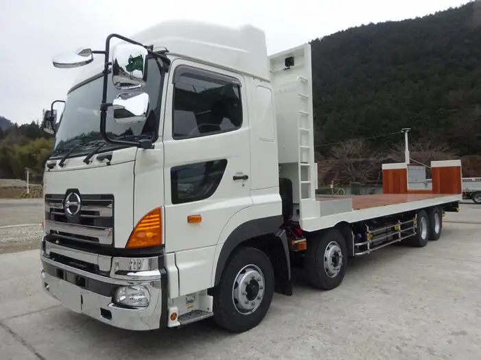 日野 プロフィア 大型 車両重機運搬 ハイルーフ ベッドの中古トラック画像1