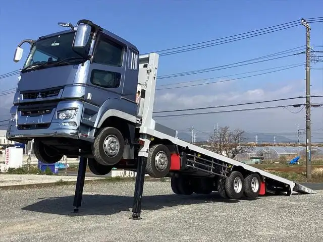 三菱 スーパーグレート 大型 車両重機運搬 ラジコン ウインチの中古トラック画像1