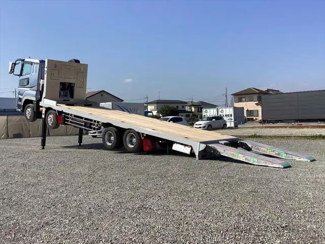 三菱 スーパーグレート 大型 車両重機運搬 ラジコン ウインチの中古トラック画像12