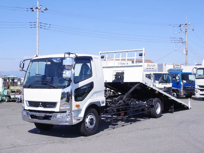 三菱 ファイター 中型/増トン 車両重機運搬 セーフティーローダー 2KG-FK62FZ