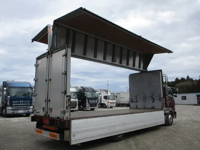 三菱 ファイター 中型/増トン ウイング 床鉄板 ベッドの中古トラック画像5