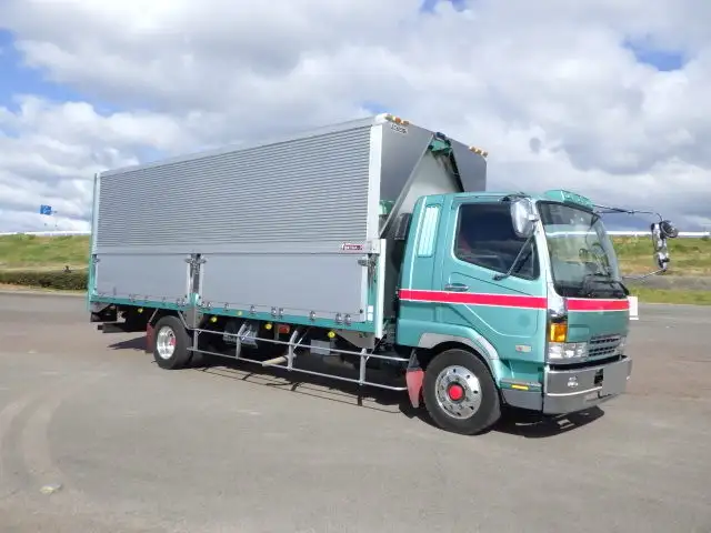 三菱 ファイター 中型/増トン ウイング ベッド KL-FK61FLYの中古トラック画像2
