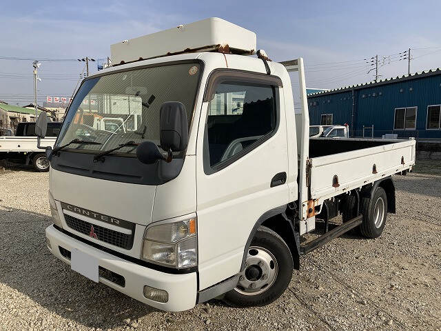 三菱 キャンター 小型 平ボディ ワイドセミ PA-FE82DC