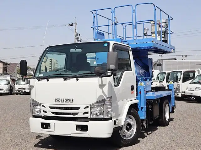 いすゞ エルフ 小型 高所・建柱車 高所作業車 TKG-NKR85YNの中古トラック画像1