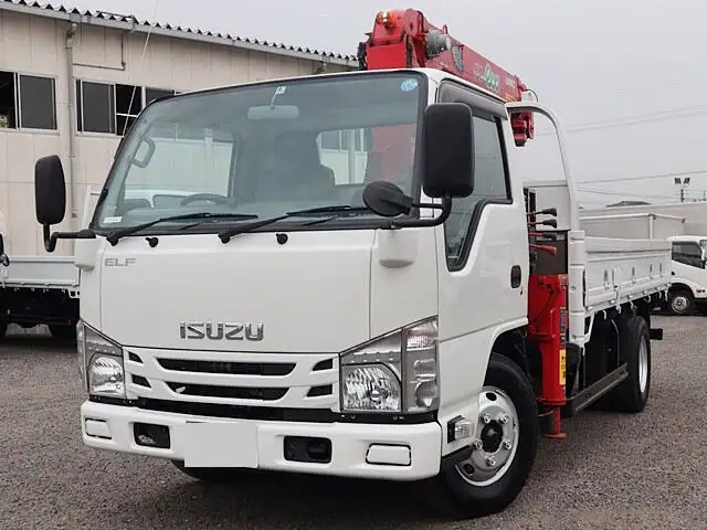いすゞ エルフ 小型 クレーン付 4段 ラジコンの中古トラック画像1