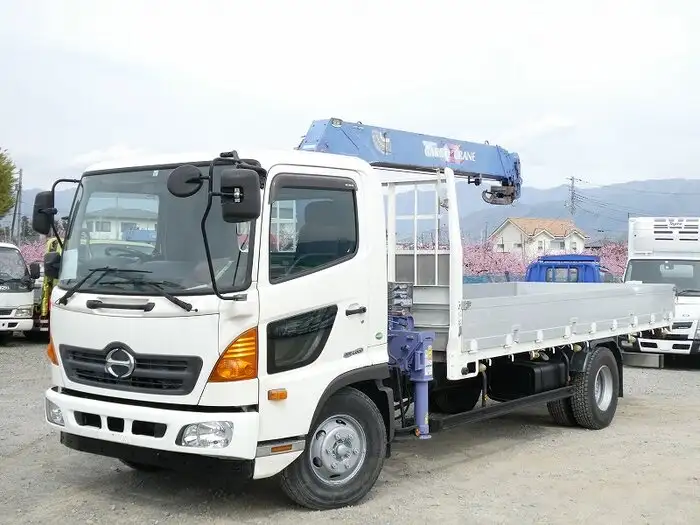 日野 レンジャー 中型/増トン クレーン付 アルミブロック 4段の中古トラック画像1