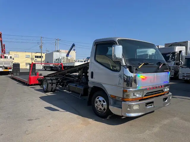 三菱 キャンター 小型 車両重機運搬 ウインチ カスタムの中古トラック画像3