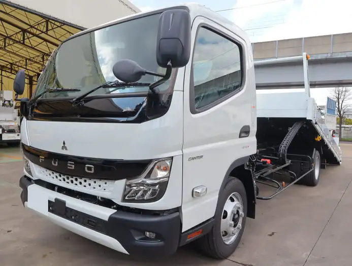三菱 キャンター 小型 車両重機運搬 ラジコン ウインチの中古トラック画像1