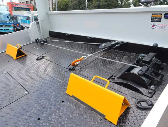 三菱 キャンター 小型 車両重機運搬 ラジコン ウインチの中古トラック画像9