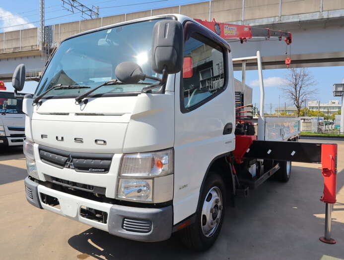 三菱 キャンター 小型 クレーン付 標準ロング TKG-FEA50