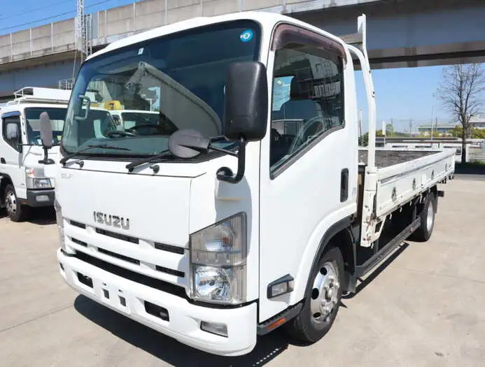 いすゞ エルフ 小型 平ボディ TKG-NPR85AR H26の中古トラック画像1