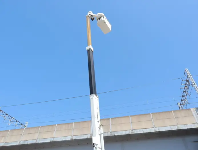 いすゞ エルフ 小型 高所・建柱車 高所作業車 電工仕様の中古トラック画像9
