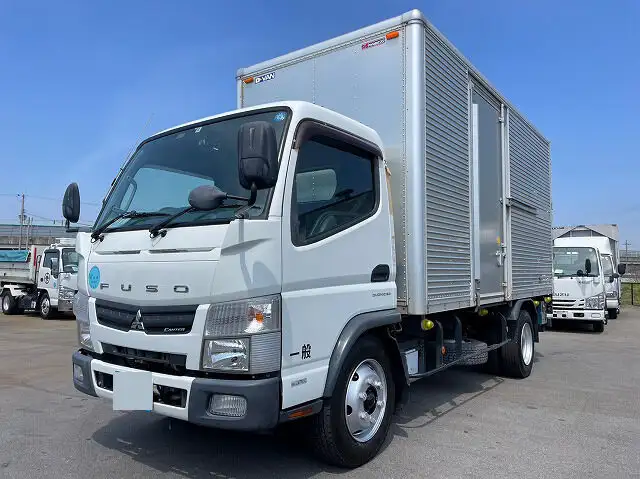 三菱 キャンター 小型 アルミバン パワーゲート TKG-FEA80の中古トラック画像1