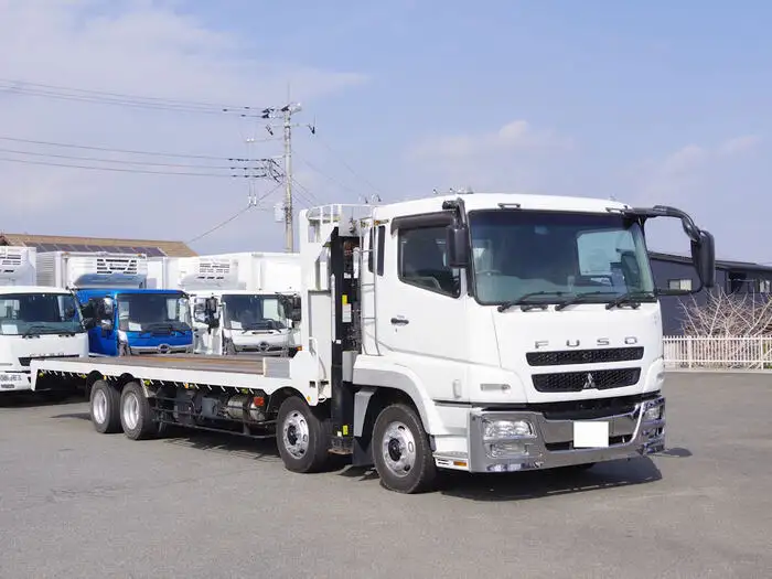 三菱 スーパーグレート 大型 車両重機運搬 ウインチ エアサスの中古トラック画像2