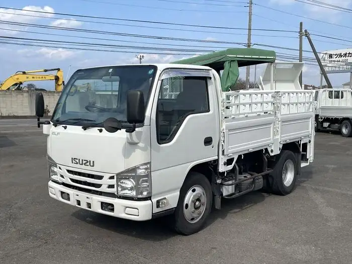 いすゞ エルフ 小型 平ボディ パワーゲート 床鉄板 の中古トラック【車両No.143776】