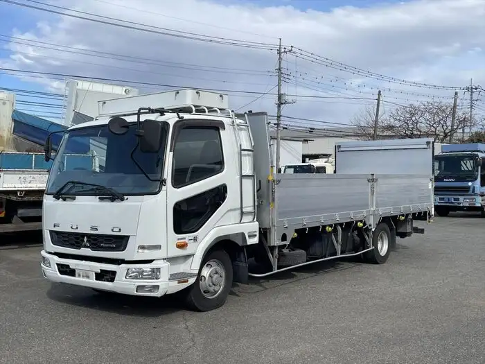 三菱 ファイター 中型/増トン 平ボディ パワーゲート アルミブロック の中古トラック【車両No.143349】