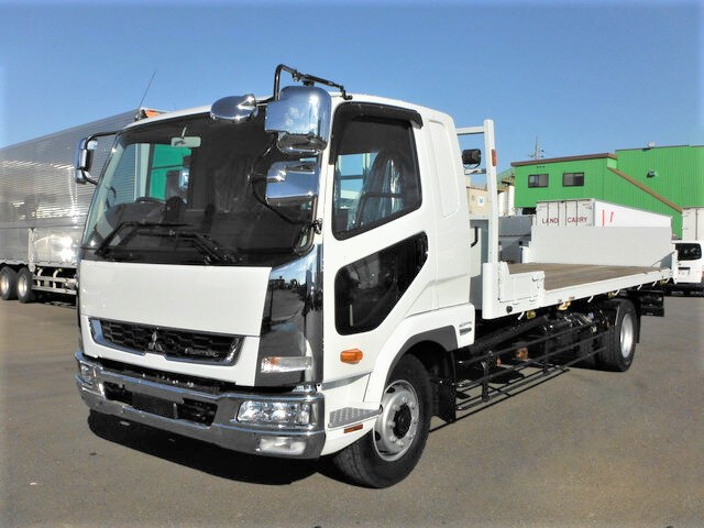 三菱 ファイター 中型/増トン 車両重機運搬 セルフローダー 2KG-FK62FZ